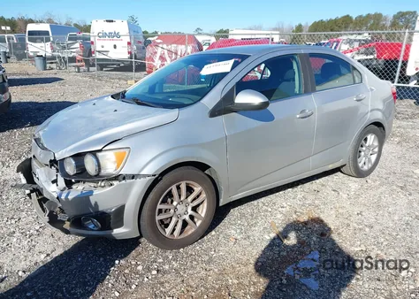 2012 Chevrolet Sonic 2Lt из США, поврежденный, VIN 1G1JC5SH4C4184683